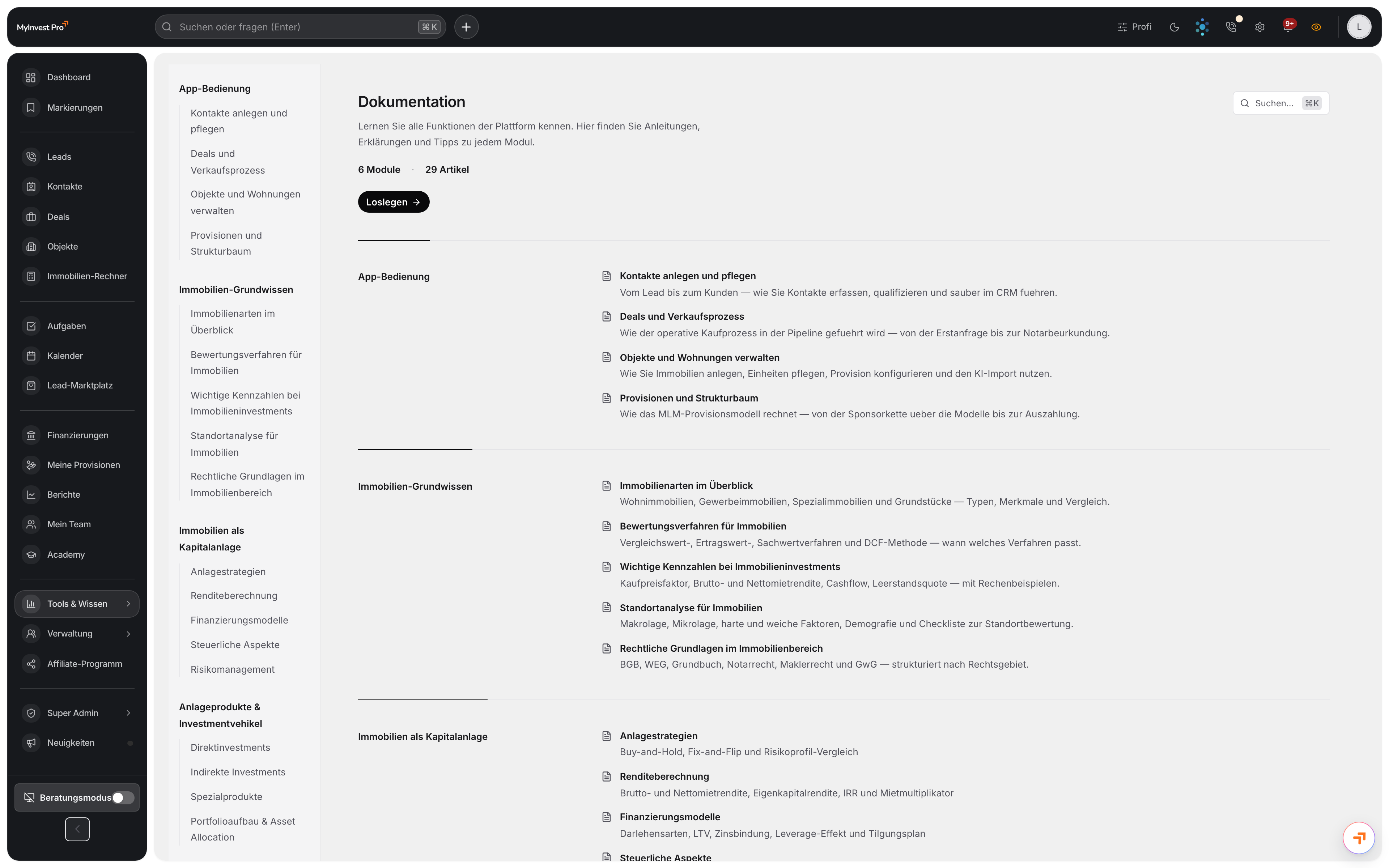 Wissensdatenbank & Onboarding