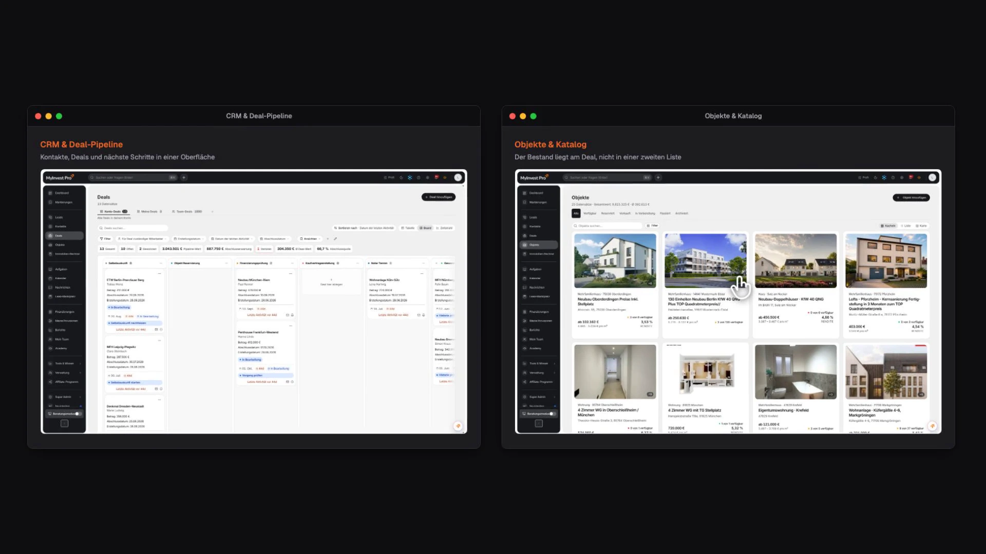 Produktfilm: aus vier getrennten Werkzeugen wird ein Ablauf in MyInvest Pro
